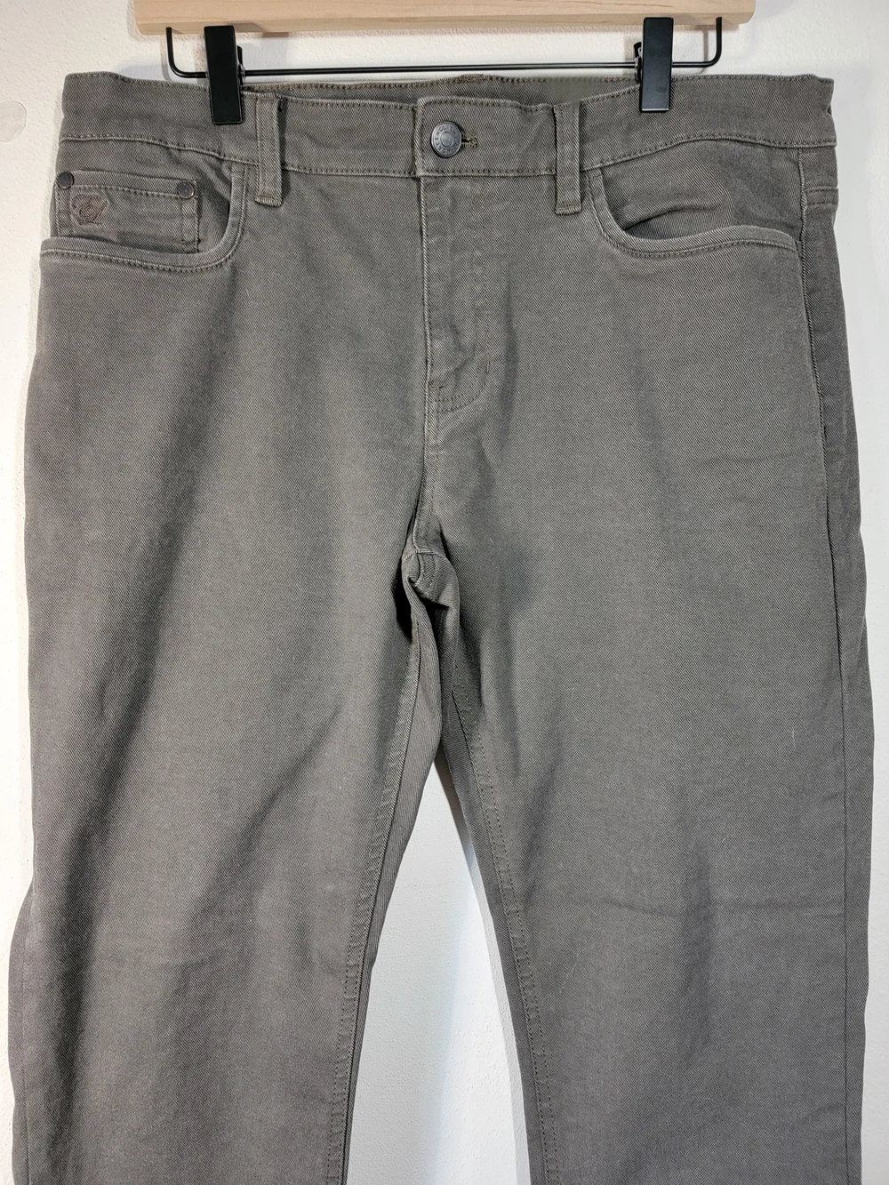 English Laundry Mens 5 Pocket Mid-Rise 365 Pant Grey 34x30